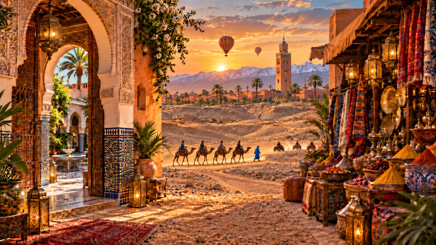 Authentic Tours Marrakech - Desert Tours website project
